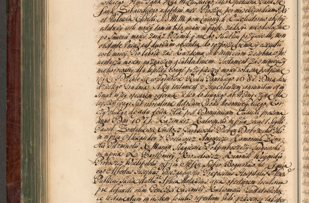 Zdjęcie nr 357 dla obiektu archiwalnego: Acta actorum episcopalium R. D. Joannis a Małachowice Małachowski, episcopi Cracoviensis a die 16 Julii anni 1688 et 1689 acticatorum. Volumen IV