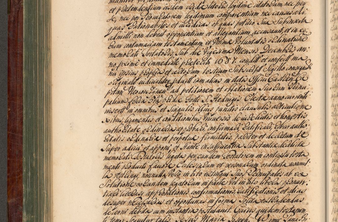 Zdjęcie nr 351 dla obiektu archiwalnego: Acta actorum episcopalium R. D. Joannis a Małachowice Małachowski, episcopi Cracoviensis a die 16 Julii anni 1688 et 1689 acticatorum. Volumen IV