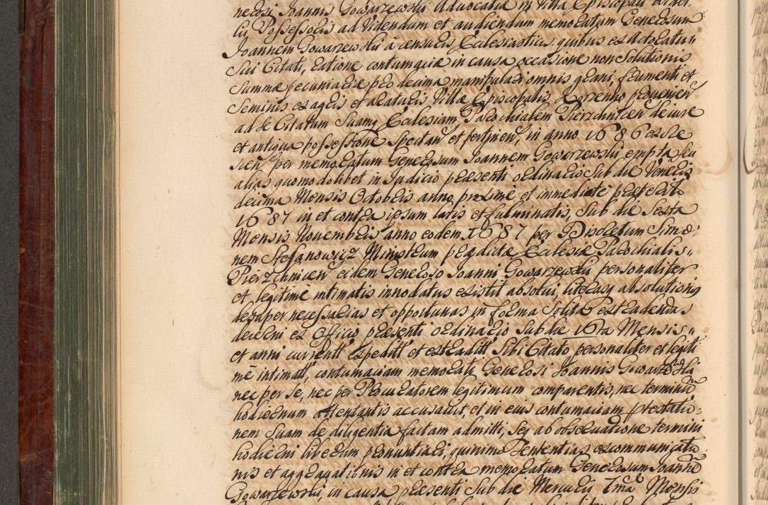 Zdjęcie nr 343 dla obiektu archiwalnego: Acta actorum episcopalium R. D. Joannis a Małachowice Małachowski, episcopi Cracoviensis a die 16 Julii anni 1688 et 1689 acticatorum. Volumen IV