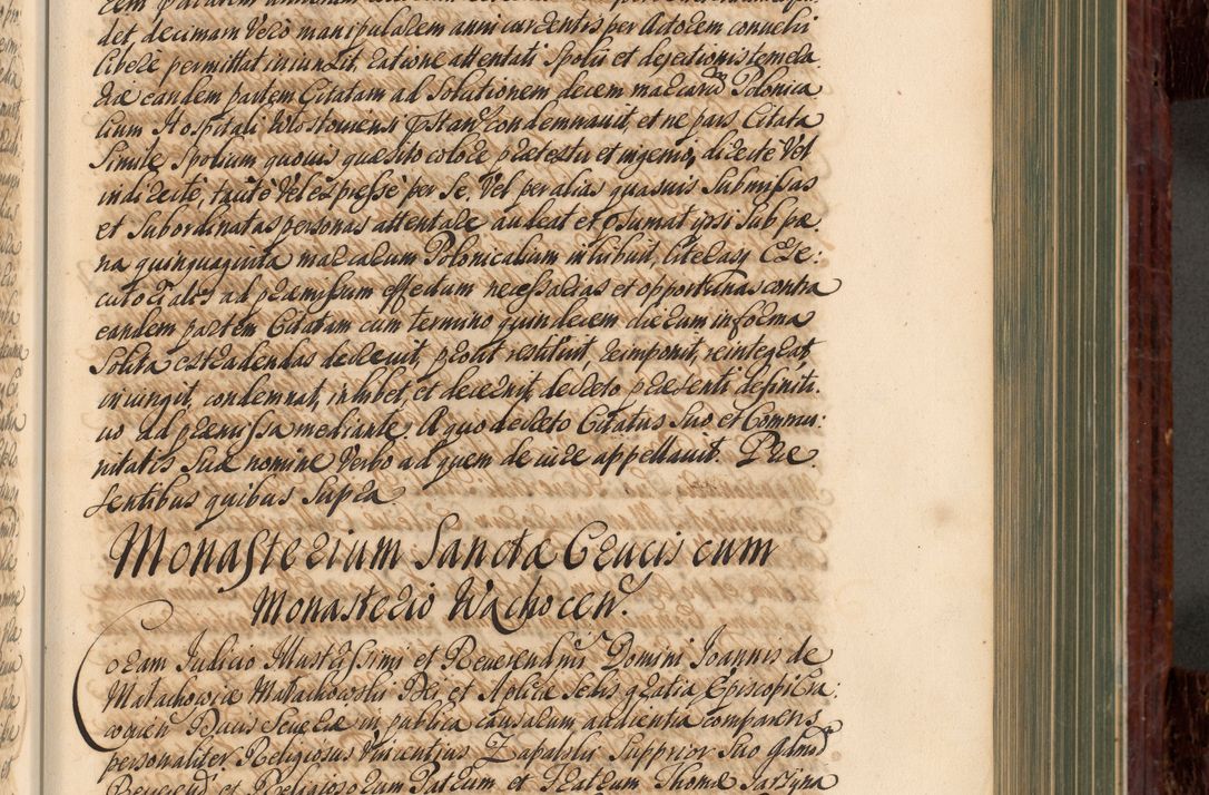 Zdjęcie nr 326 dla obiektu archiwalnego: Acta actorum episcopalium R. D. Joannis a Małachowice Małachowski, episcopi Cracoviensis a die 16 Julii anni 1688 et 1689 acticatorum. Volumen IV