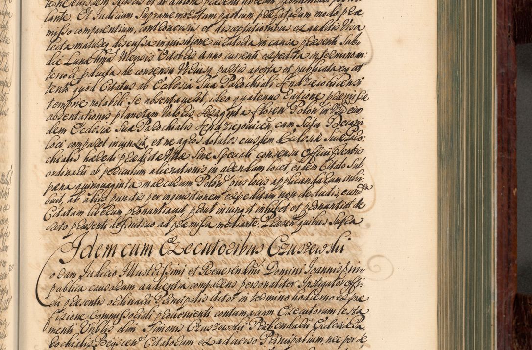 Zdjęcie nr 322 dla obiektu archiwalnego: Acta actorum episcopalium R. D. Joannis a Małachowice Małachowski, episcopi Cracoviensis a die 16 Julii anni 1688 et 1689 acticatorum. Volumen IV
