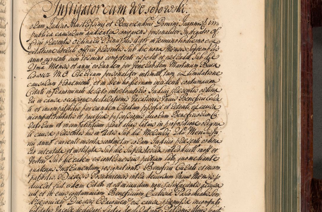 Zdjęcie nr 320 dla obiektu archiwalnego: Acta actorum episcopalium R. D. Joannis a Małachowice Małachowski, episcopi Cracoviensis a die 16 Julii anni 1688 et 1689 acticatorum. Volumen IV