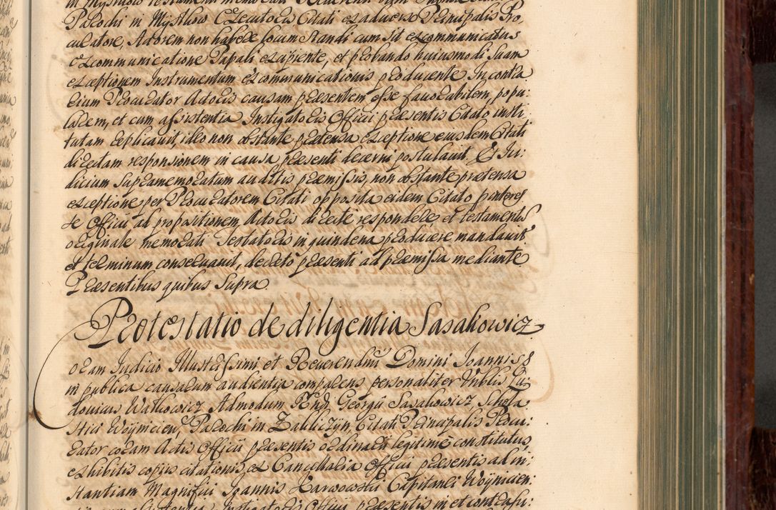 Zdjęcie nr 318 dla obiektu archiwalnego: Acta actorum episcopalium R. D. Joannis a Małachowice Małachowski, episcopi Cracoviensis a die 16 Julii anni 1688 et 1689 acticatorum. Volumen IV