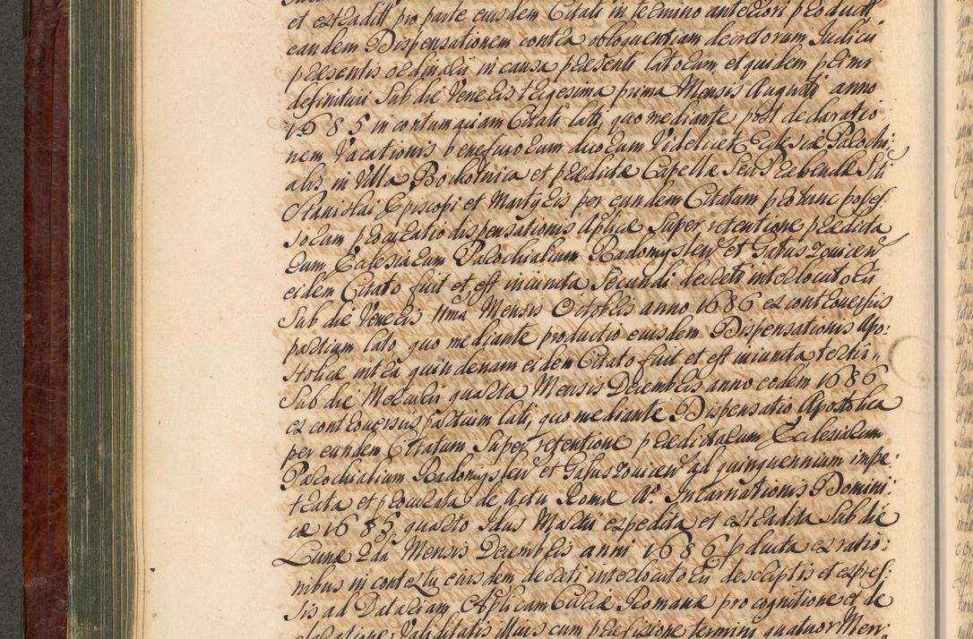 Zdjęcie nr 303 dla obiektu archiwalnego: Acta actorum episcopalium R. D. Joannis a Małachowice Małachowski, episcopi Cracoviensis a die 16 Julii anni 1688 et 1689 acticatorum. Volumen IV