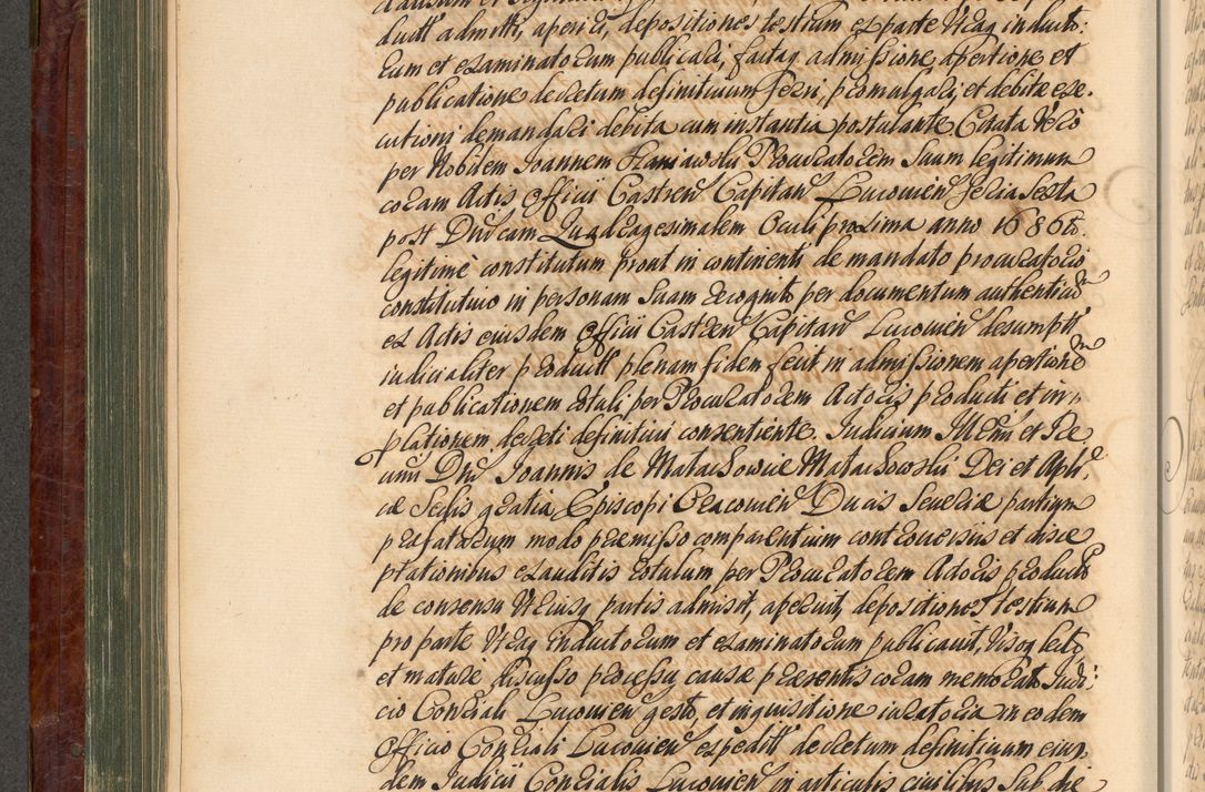 Zdjęcie nr 301 dla obiektu archiwalnego: Acta actorum episcopalium R. D. Joannis a Małachowice Małachowski, episcopi Cracoviensis a die 16 Julii anni 1688 et 1689 acticatorum. Volumen IV