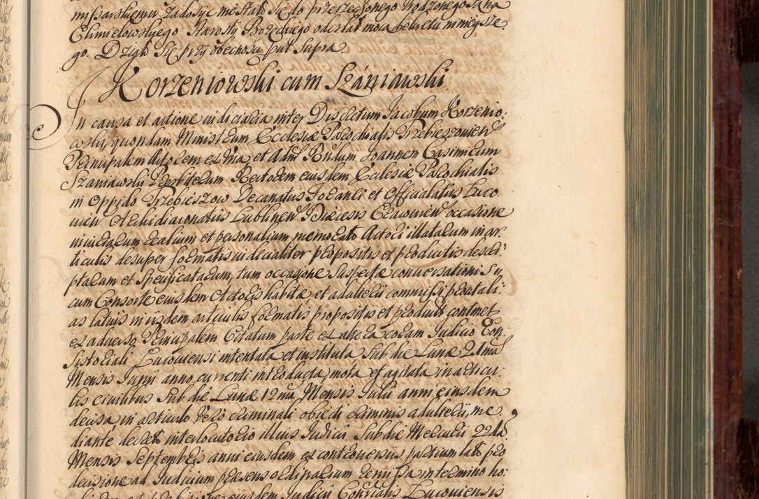 Zdjęcie nr 300 dla obiektu archiwalnego: Acta actorum episcopalium R. D. Joannis a Małachowice Małachowski, episcopi Cracoviensis a die 16 Julii anni 1688 et 1689 acticatorum. Volumen IV