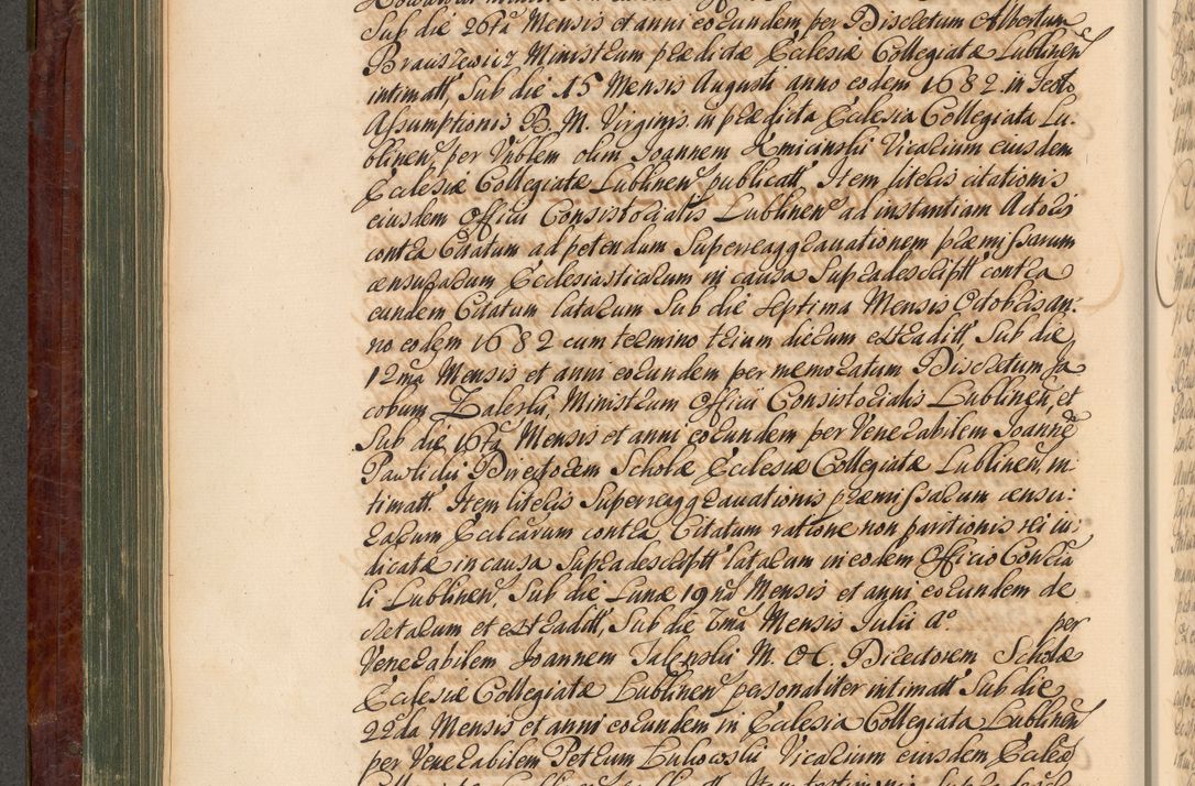 Zdjęcie nr 295 dla obiektu archiwalnego: Acta actorum episcopalium R. D. Joannis a Małachowice Małachowski, episcopi Cracoviensis a die 16 Julii anni 1688 et 1689 acticatorum. Volumen IV