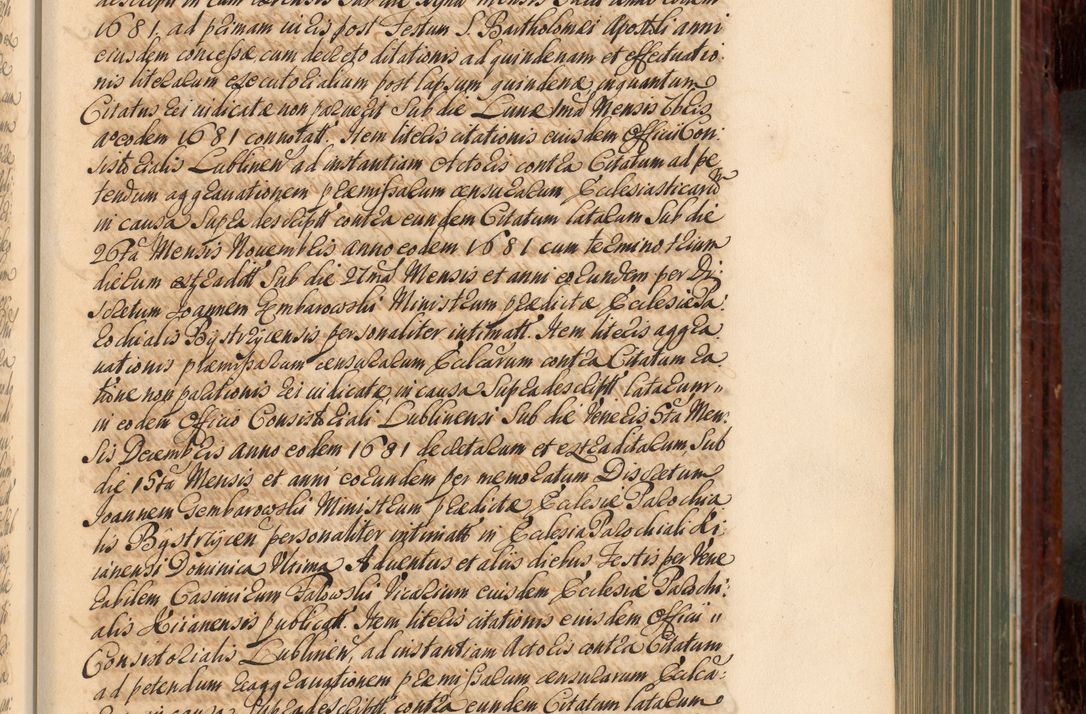 Zdjęcie nr 294 dla obiektu archiwalnego: Acta actorum episcopalium R. D. Joannis a Małachowice Małachowski, episcopi Cracoviensis a die 16 Julii anni 1688 et 1689 acticatorum. Volumen IV