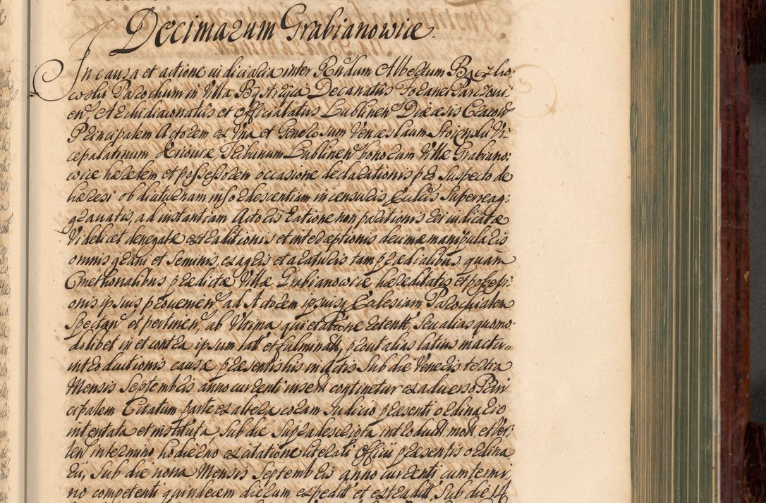 Zdjęcie nr 292 dla obiektu archiwalnego: Acta actorum episcopalium R. D. Joannis a Małachowice Małachowski, episcopi Cracoviensis a die 16 Julii anni 1688 et 1689 acticatorum. Volumen IV