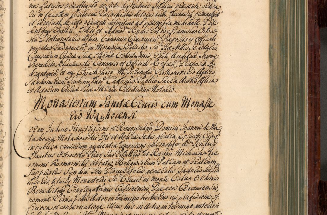 Zdjęcie nr 286 dla obiektu archiwalnego: Acta actorum episcopalium R. D. Joannis a Małachowice Małachowski, episcopi Cracoviensis a die 16 Julii anni 1688 et 1689 acticatorum. Volumen IV