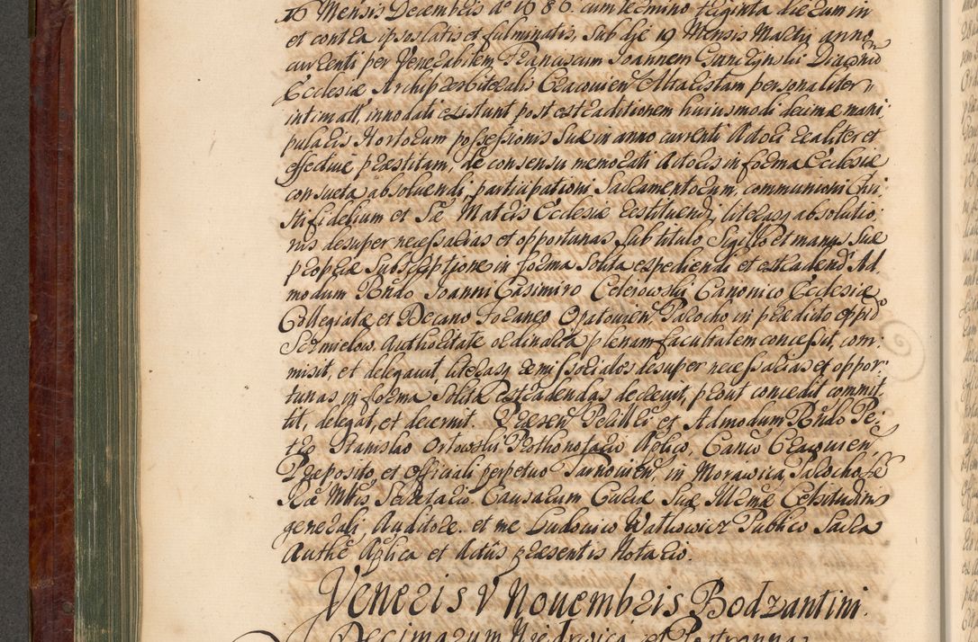 Zdjęcie nr 283 dla obiektu archiwalnego: Acta actorum episcopalium R. D. Joannis a Małachowice Małachowski, episcopi Cracoviensis a die 16 Julii anni 1688 et 1689 acticatorum. Volumen IV