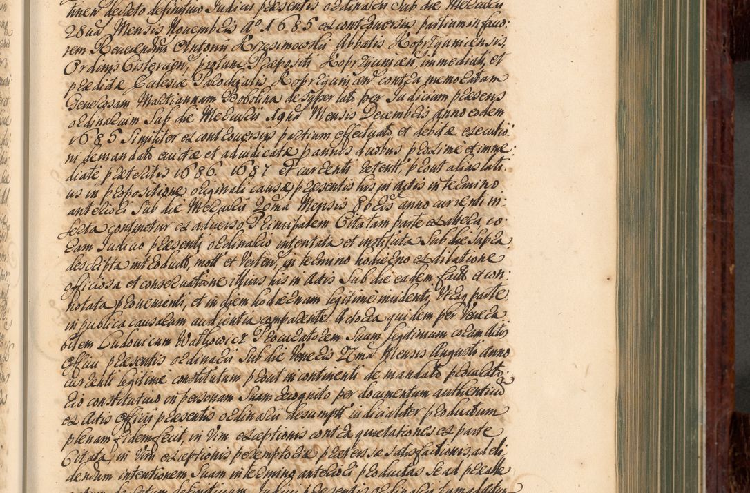 Zdjęcie nr 284 dla obiektu archiwalnego: Acta actorum episcopalium R. D. Joannis a Małachowice Małachowski, episcopi Cracoviensis a die 16 Julii anni 1688 et 1689 acticatorum. Volumen IV
