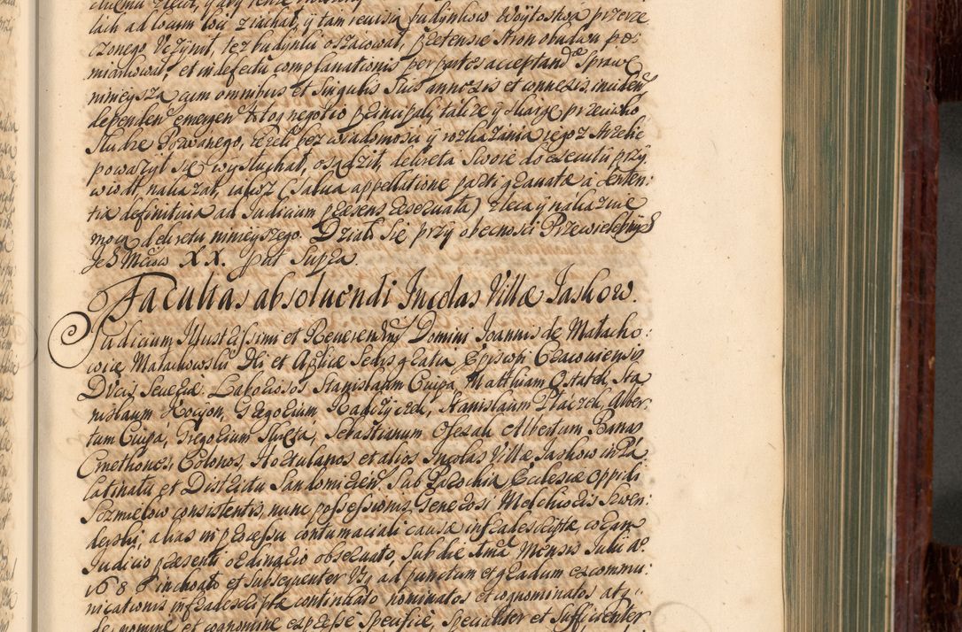 Zdjęcie nr 282 dla obiektu archiwalnego: Acta actorum episcopalium R. D. Joannis a Małachowice Małachowski, episcopi Cracoviensis a die 16 Julii anni 1688 et 1689 acticatorum. Volumen IV