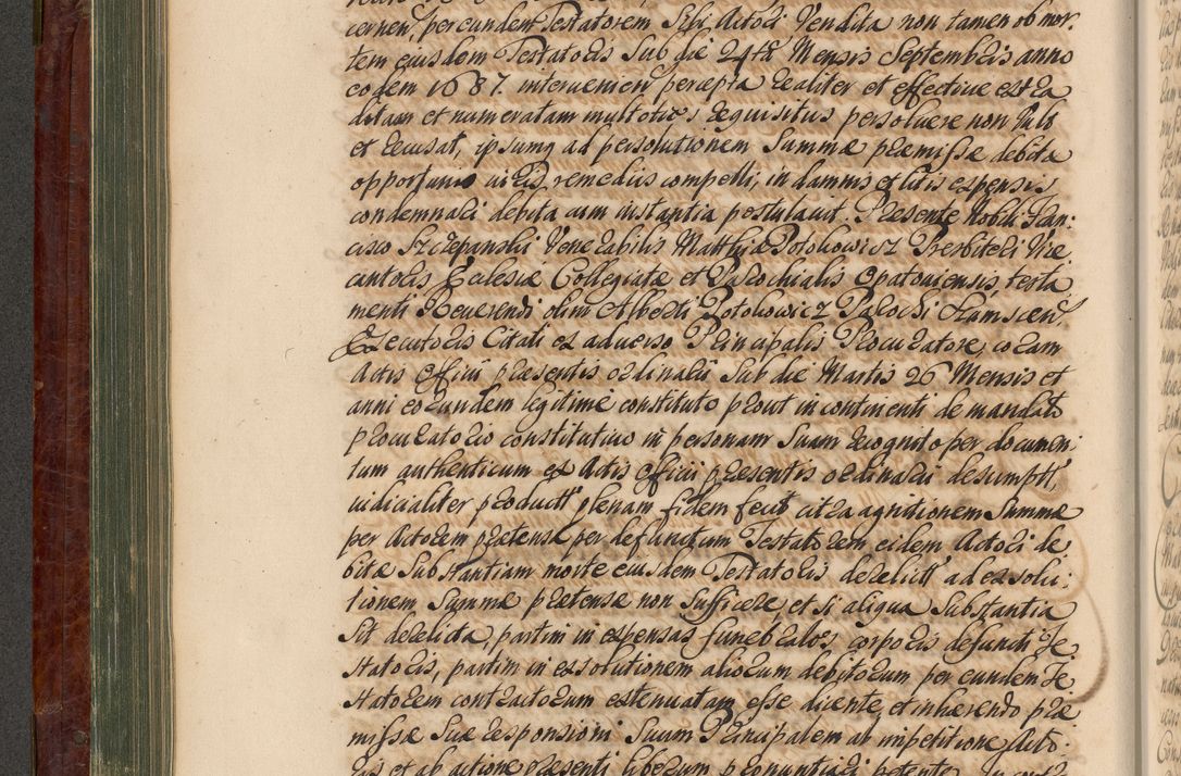 Zdjęcie nr 277 dla obiektu archiwalnego: Acta actorum episcopalium R. D. Joannis a Małachowice Małachowski, episcopi Cracoviensis a die 16 Julii anni 1688 et 1689 acticatorum. Volumen IV