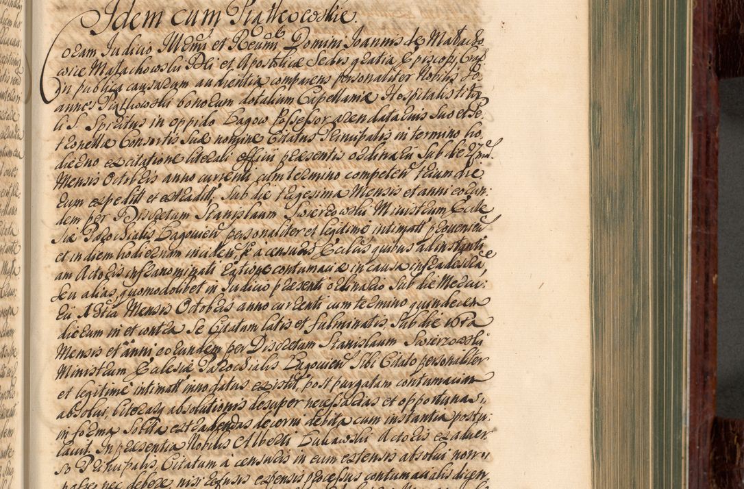 Zdjęcie nr 274 dla obiektu archiwalnego: Acta actorum episcopalium R. D. Joannis a Małachowice Małachowski, episcopi Cracoviensis a die 16 Julii anni 1688 et 1689 acticatorum. Volumen IV