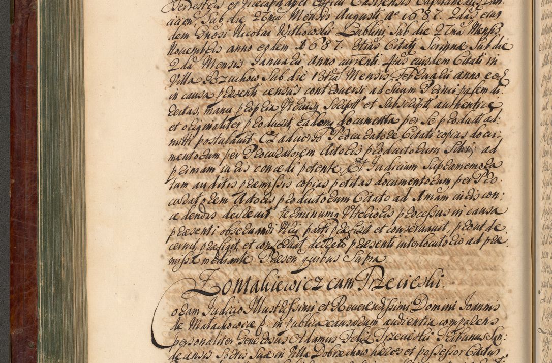 Zdjęcie nr 265 dla obiektu archiwalnego: Acta actorum episcopalium R. D. Joannis a Małachowice Małachowski, episcopi Cracoviensis a die 16 Julii anni 1688 et 1689 acticatorum. Volumen IV