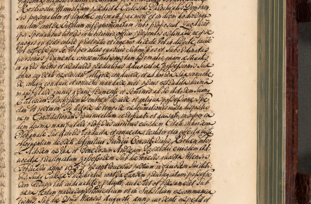 Zdjęcie nr 260 dla obiektu archiwalnego: Acta actorum episcopalium R. D. Joannis a Małachowice Małachowski, episcopi Cracoviensis a die 16 Julii anni 1688 et 1689 acticatorum. Volumen IV