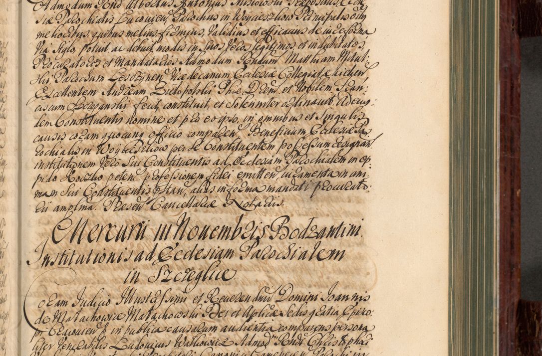 Zdjęcie nr 256 dla obiektu archiwalnego: Acta actorum episcopalium R. D. Joannis a Małachowice Małachowski, episcopi Cracoviensis a die 16 Julii anni 1688 et 1689 acticatorum. Volumen IV
