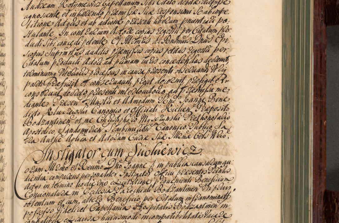Zdjęcie nr 254 dla obiektu archiwalnego: Acta actorum episcopalium R. D. Joannis a Małachowice Małachowski, episcopi Cracoviensis a die 16 Julii anni 1688 et 1689 acticatorum. Volumen IV