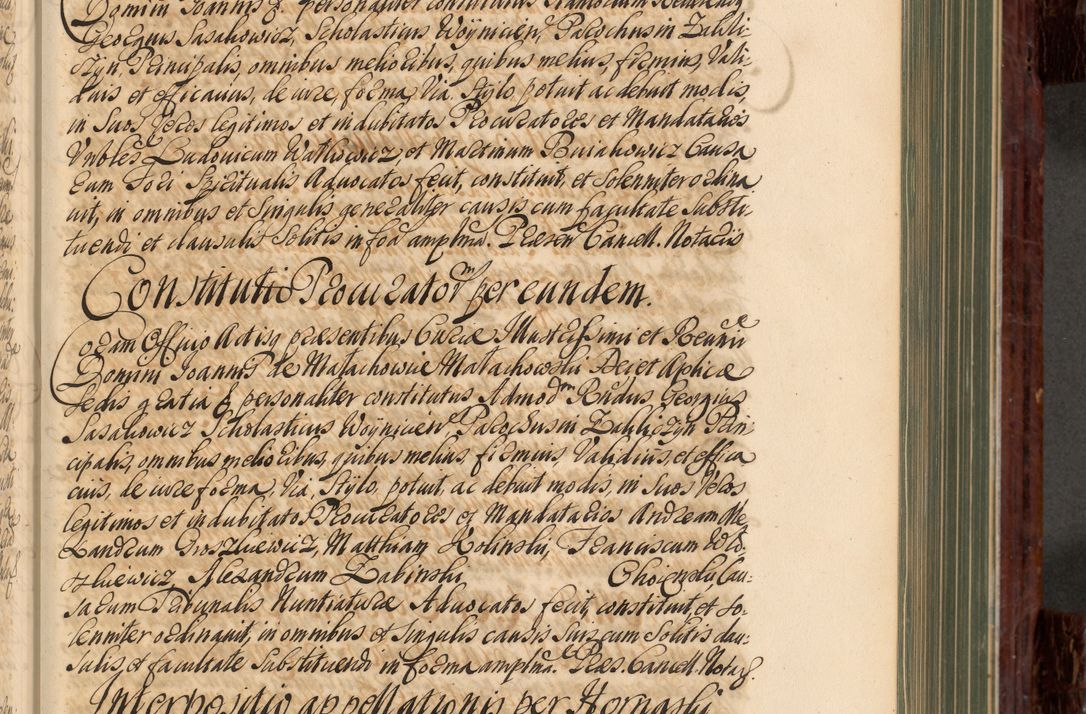 Zdjęcie nr 246 dla obiektu archiwalnego: Acta actorum episcopalium R. D. Joannis a Małachowice Małachowski, episcopi Cracoviensis a die 16 Julii anni 1688 et 1689 acticatorum. Volumen IV
