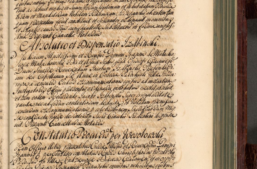 Zdjęcie nr 242 dla obiektu archiwalnego: Acta actorum episcopalium R. D. Joannis a Małachowice Małachowski, episcopi Cracoviensis a die 16 Julii anni 1688 et 1689 acticatorum. Volumen IV