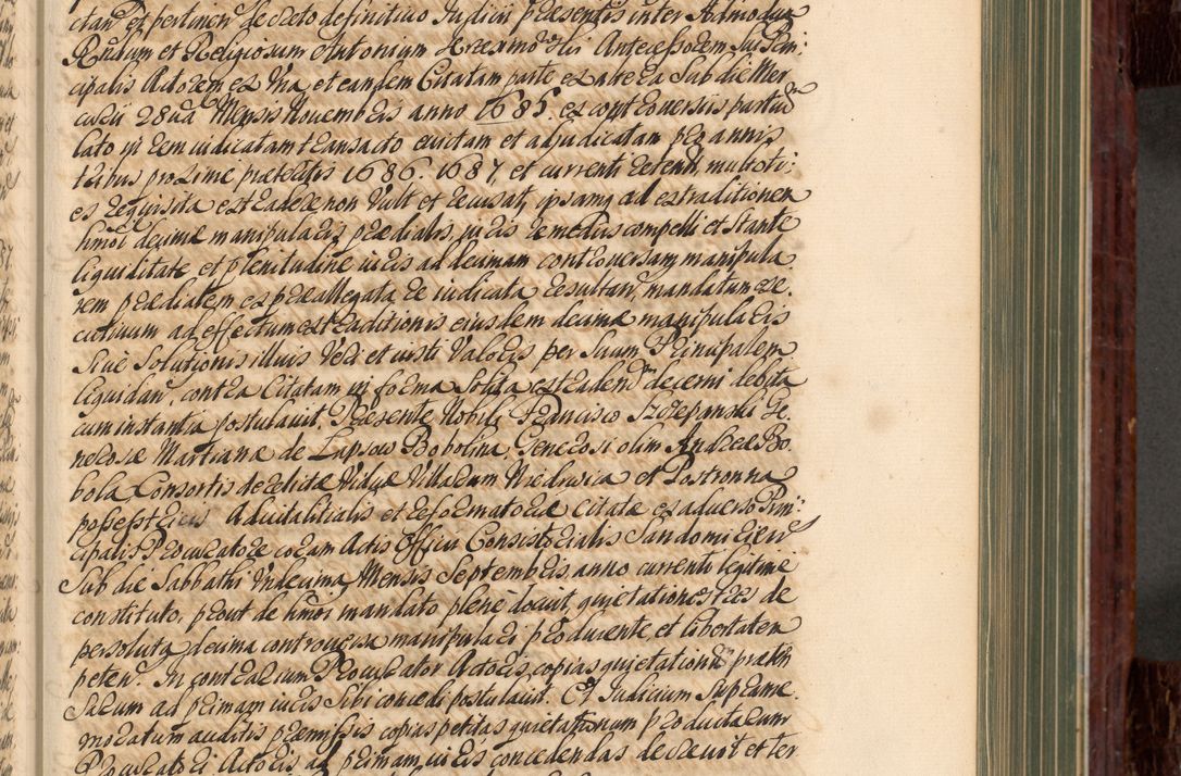 Zdjęcie nr 230 dla obiektu archiwalnego: Acta actorum episcopalium R. D. Joannis a Małachowice Małachowski, episcopi Cracoviensis a die 16 Julii anni 1688 et 1689 acticatorum. Volumen IV