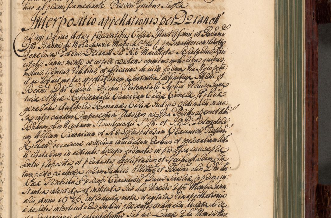 Zdjęcie nr 224 dla obiektu archiwalnego: Acta actorum episcopalium R. D. Joannis a Małachowice Małachowski, episcopi Cracoviensis a die 16 Julii anni 1688 et 1689 acticatorum. Volumen IV