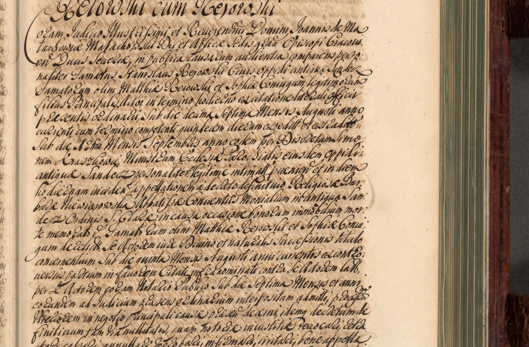 Zdjęcie nr 220 dla obiektu archiwalnego: Acta actorum episcopalium R. D. Joannis a Małachowice Małachowski, episcopi Cracoviensis a die 16 Julii anni 1688 et 1689 acticatorum. Volumen IV
