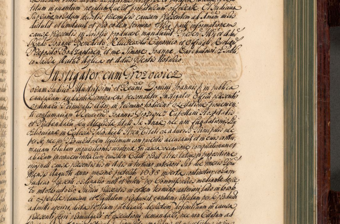 Zdjęcie nr 406 dla obiektu archiwalnego: Acta actorum episcopalium R. D. Joannis a Małachowice Małachowski, episcopi Cracoviensis a die 16 Julii anni 1688 et 1689 acticatorum. Volumen IV