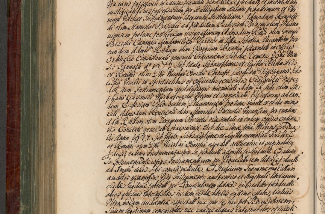 Zdjęcie nr 605 dla obiektu archiwalnego: Acta actorum episcopalium R. D. Joannis a Małachowice Małachowski, episcopi Cracoviensis a die 16 Julii anni 1688 et 1689 acticatorum. Volumen IV