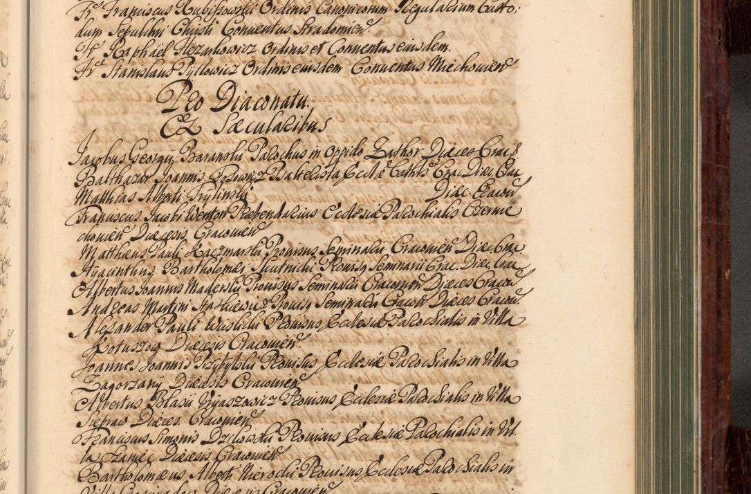 Zdjęcie nr 596 dla obiektu archiwalnego: Acta actorum episcopalium R. D. Joannis a Małachowice Małachowski, episcopi Cracoviensis a die 16 Julii anni 1688 et 1689 acticatorum. Volumen IV