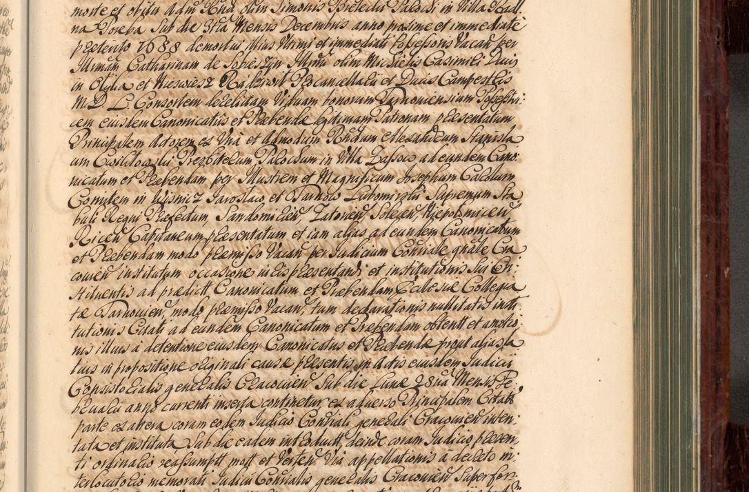 Zdjęcie nr 590 dla obiektu archiwalnego: Acta actorum episcopalium R. D. Joannis a Małachowice Małachowski, episcopi Cracoviensis a die 16 Julii anni 1688 et 1689 acticatorum. Volumen IV