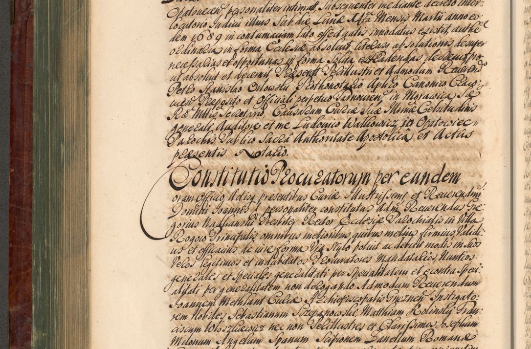 Zdjęcie nr 589 dla obiektu archiwalnego: Acta actorum episcopalium R. D. Joannis a Małachowice Małachowski, episcopi Cracoviensis a die 16 Julii anni 1688 et 1689 acticatorum. Volumen IV