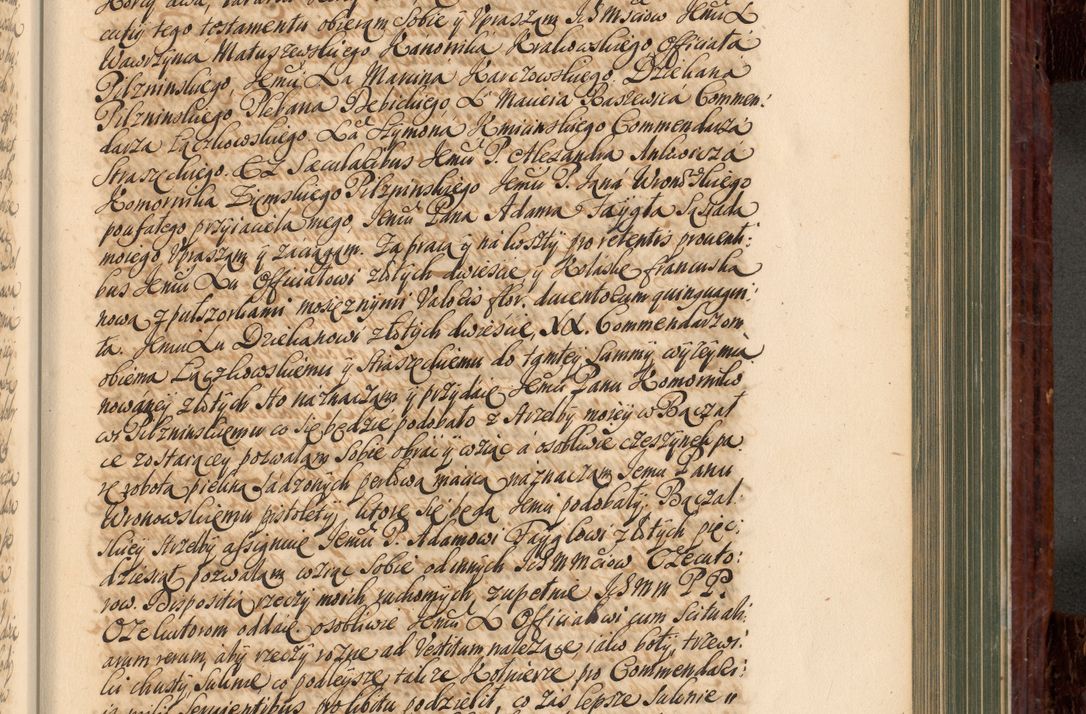 Zdjęcie nr 578 dla obiektu archiwalnego: Acta actorum episcopalium R. D. Joannis a Małachowice Małachowski, episcopi Cracoviensis a die 16 Julii anni 1688 et 1689 acticatorum. Volumen IV