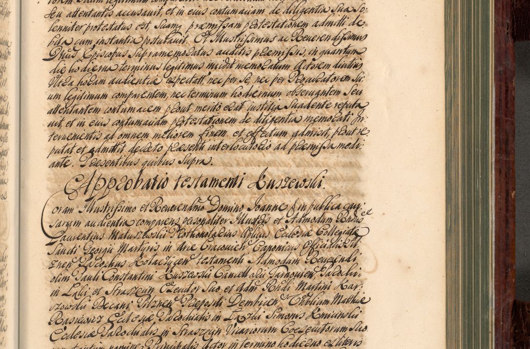 Zdjęcie nr 572 dla obiektu archiwalnego: Acta actorum episcopalium R. D. Joannis a Małachowice Małachowski, episcopi Cracoviensis a die 16 Julii anni 1688 et 1689 acticatorum. Volumen IV