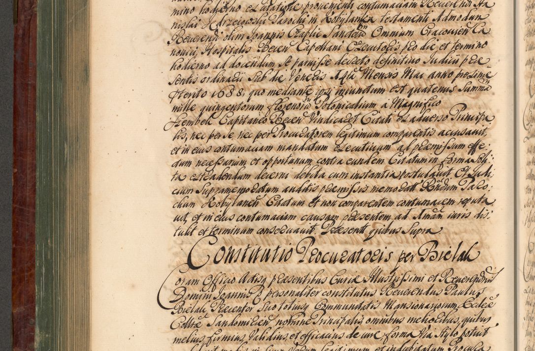 Zdjęcie nr 565 dla obiektu archiwalnego: Acta actorum episcopalium R. D. Joannis a Małachowice Małachowski, episcopi Cracoviensis a die 16 Julii anni 1688 et 1689 acticatorum. Volumen IV