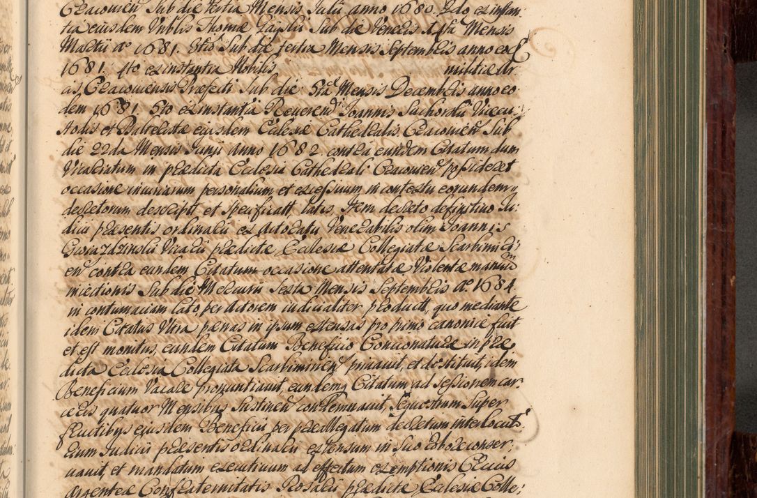 Zdjęcie nr 564 dla obiektu archiwalnego: Acta actorum episcopalium R. D. Joannis a Małachowice Małachowski, episcopi Cracoviensis a die 16 Julii anni 1688 et 1689 acticatorum. Volumen IV