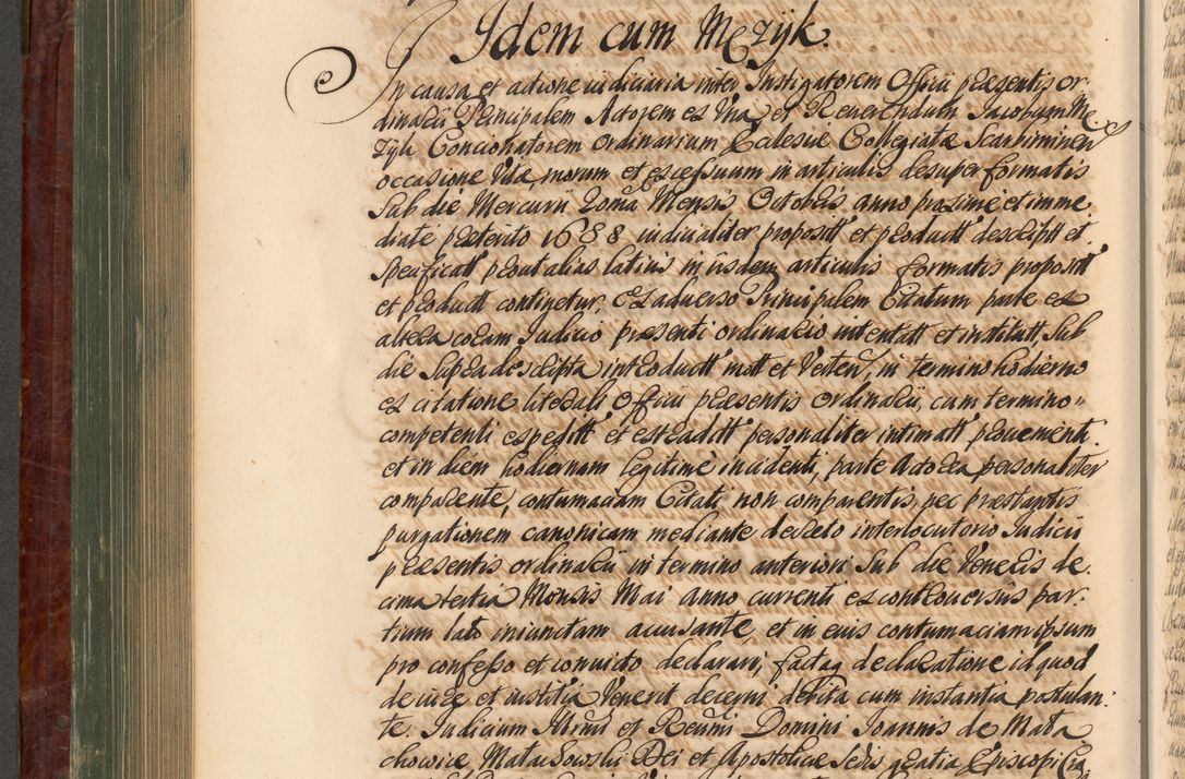 Zdjęcie nr 563 dla obiektu archiwalnego: Acta actorum episcopalium R. D. Joannis a Małachowice Małachowski, episcopi Cracoviensis a die 16 Julii anni 1688 et 1689 acticatorum. Volumen IV