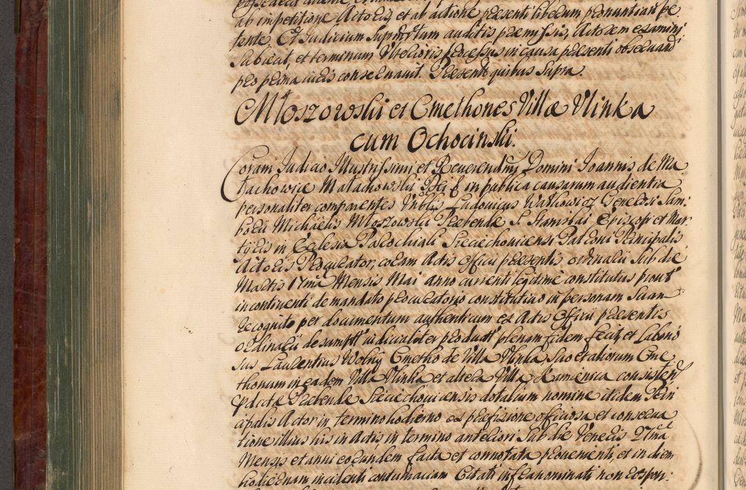 Zdjęcie nr 557 dla obiektu archiwalnego: Acta actorum episcopalium R. D. Joannis a Małachowice Małachowski, episcopi Cracoviensis a die 16 Julii anni 1688 et 1689 acticatorum. Volumen IV