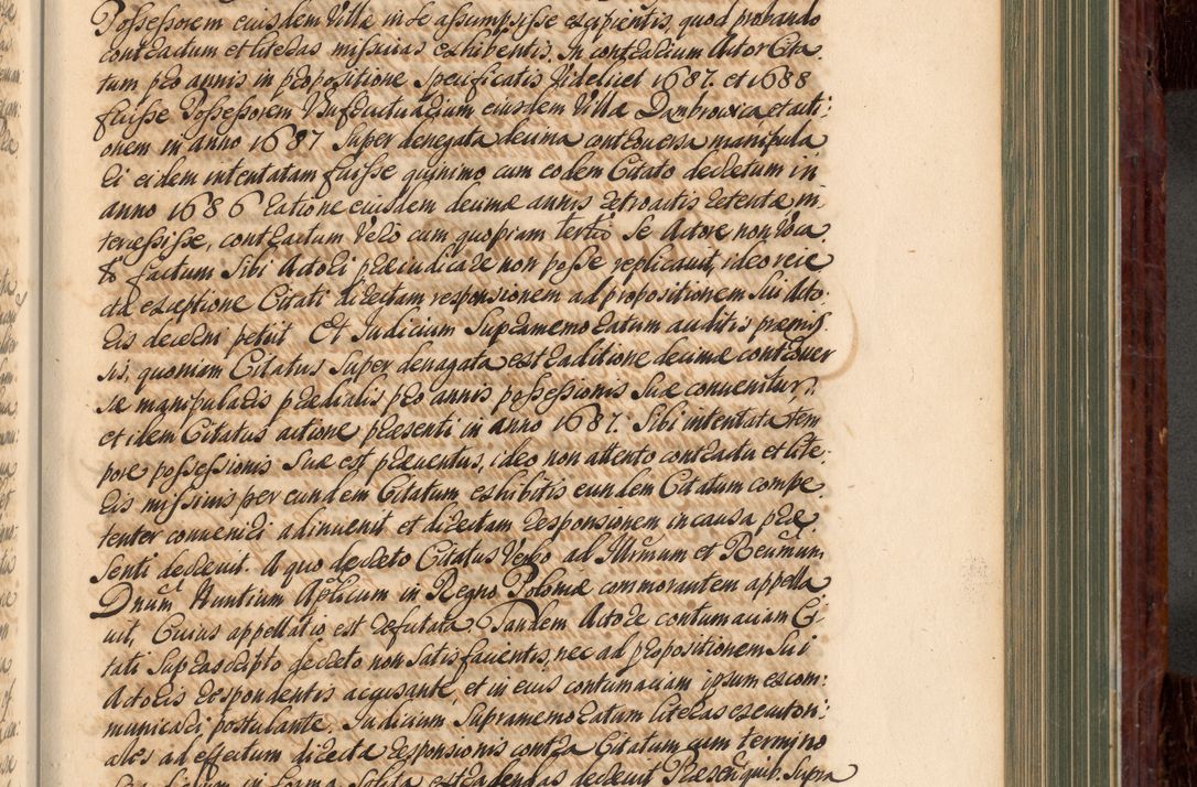 Zdjęcie nr 550 dla obiektu archiwalnego: Acta actorum episcopalium R. D. Joannis a Małachowice Małachowski, episcopi Cracoviensis a die 16 Julii anni 1688 et 1689 acticatorum. Volumen IV