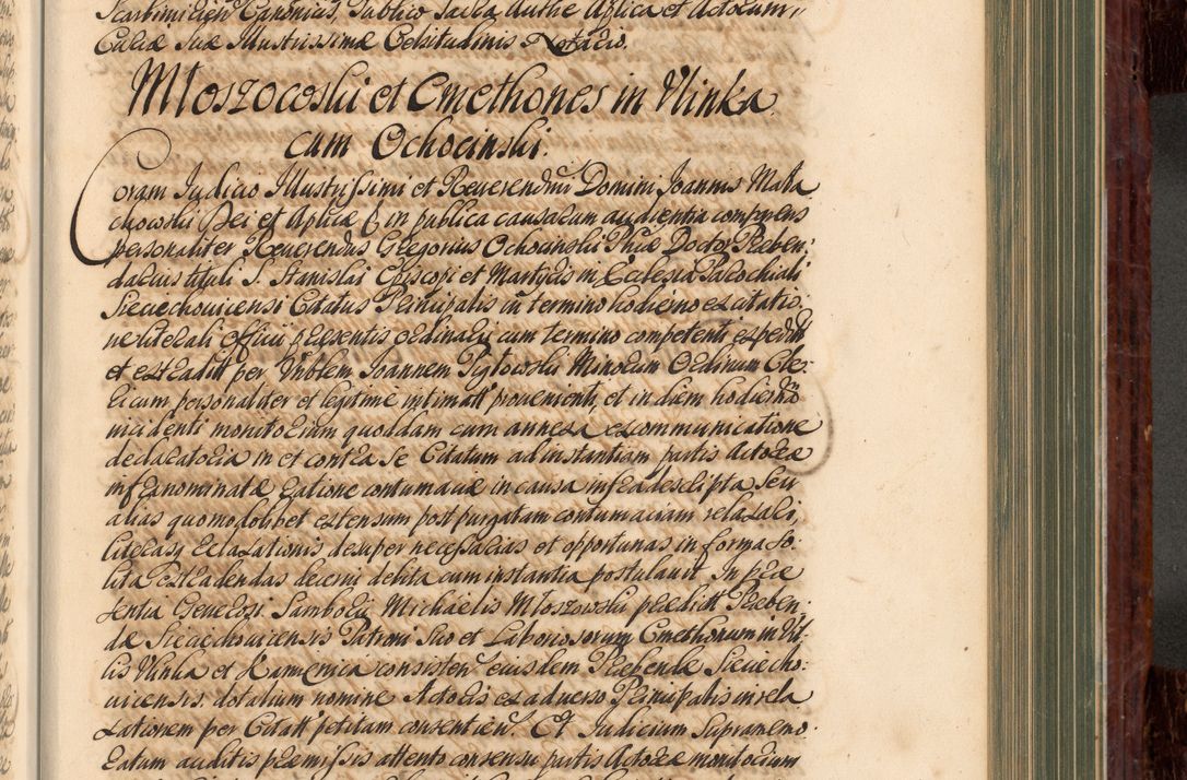 Zdjęcie nr 538 dla obiektu archiwalnego: Acta actorum episcopalium R. D. Joannis a Małachowice Małachowski, episcopi Cracoviensis a die 16 Julii anni 1688 et 1689 acticatorum. Volumen IV