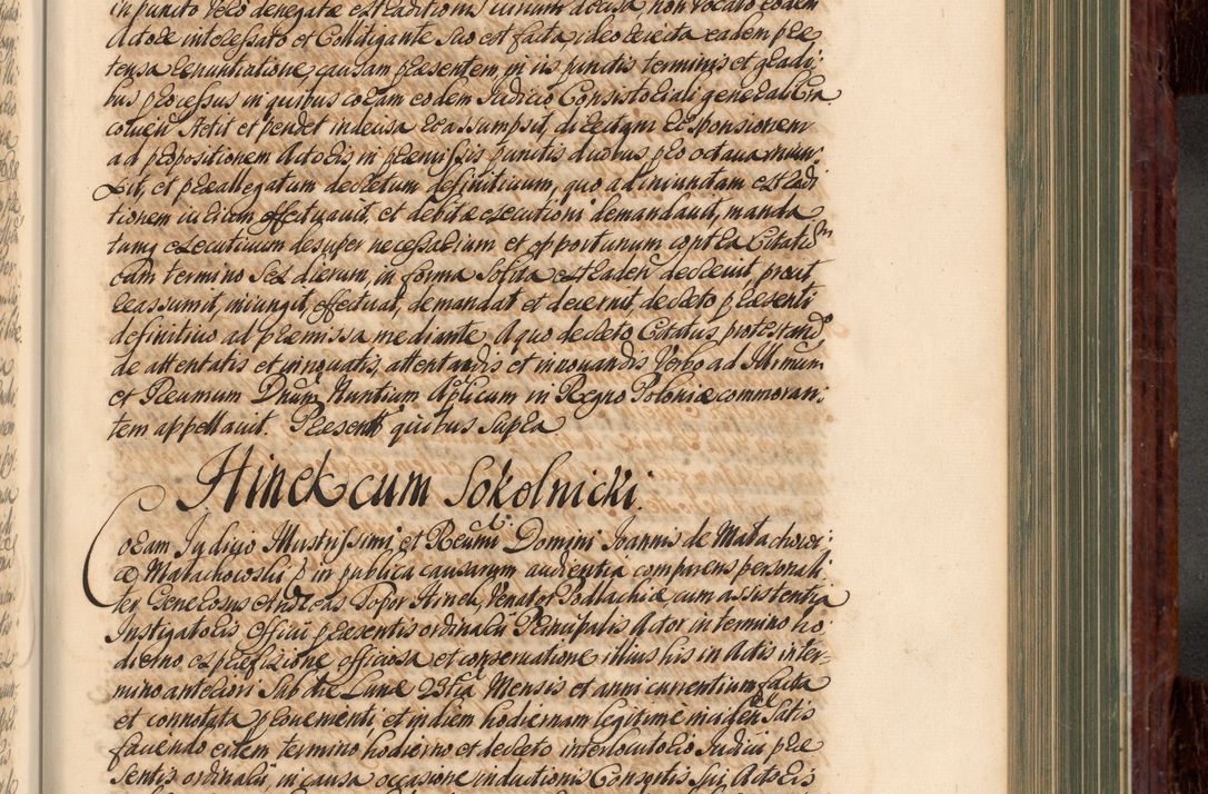 Zdjęcie nr 526 dla obiektu archiwalnego: Acta actorum episcopalium R. D. Joannis a Małachowice Małachowski, episcopi Cracoviensis a die 16 Julii anni 1688 et 1689 acticatorum. Volumen IV