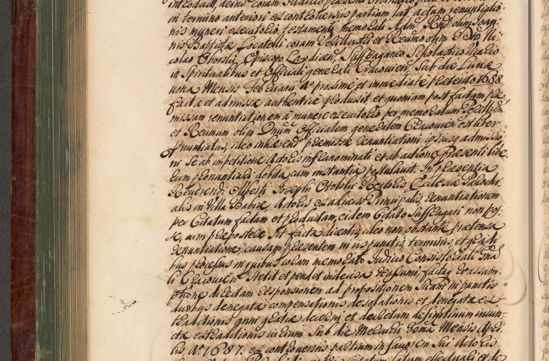 Zdjęcie nr 525 dla obiektu archiwalnego: Acta actorum episcopalium R. D. Joannis a Małachowice Małachowski, episcopi Cracoviensis a die 16 Julii anni 1688 et 1689 acticatorum. Volumen IV