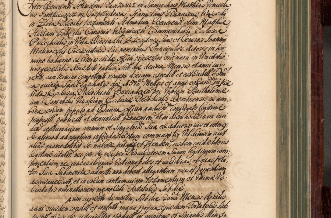 Zdjęcie nr 516 dla obiektu archiwalnego: Acta actorum episcopalium R. D. Joannis a Małachowice Małachowski, episcopi Cracoviensis a die 16 Julii anni 1688 et 1689 acticatorum. Volumen IV