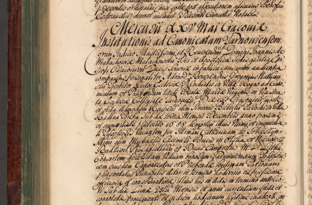 Zdjęcie nr 509 dla obiektu archiwalnego: Acta actorum episcopalium R. D. Joannis a Małachowice Małachowski, episcopi Cracoviensis a die 16 Julii anni 1688 et 1689 acticatorum. Volumen IV