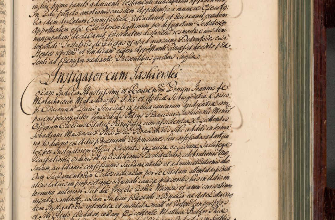 Zdjęcie nr 506 dla obiektu archiwalnego: Acta actorum episcopalium R. D. Joannis a Małachowice Małachowski, episcopi Cracoviensis a die 16 Julii anni 1688 et 1689 acticatorum. Volumen IV