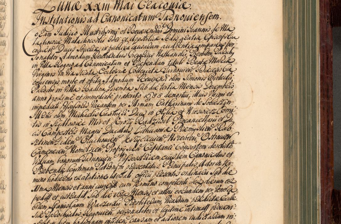 Zdjęcie nr 496 dla obiektu archiwalnego: Acta actorum episcopalium R. D. Joannis a Małachowice Małachowski, episcopi Cracoviensis a die 16 Julii anni 1688 et 1689 acticatorum. Volumen IV