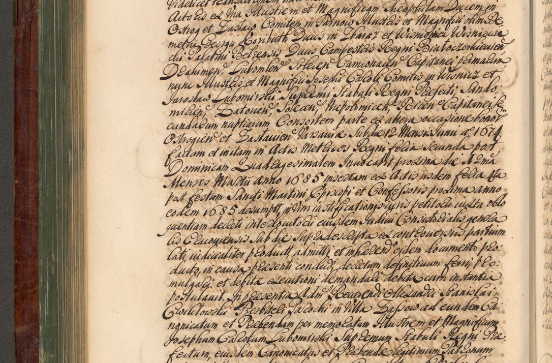 Zdjęcie nr 497 dla obiektu archiwalnego: Acta actorum episcopalium R. D. Joannis a Małachowice Małachowski, episcopi Cracoviensis a die 16 Julii anni 1688 et 1689 acticatorum. Volumen IV