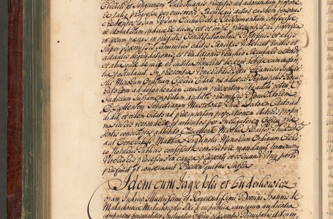 Zdjęcie nr 491 dla obiektu archiwalnego: Acta actorum episcopalium R. D. Joannis a Małachowice Małachowski, episcopi Cracoviensis a die 16 Julii anni 1688 et 1689 acticatorum. Volumen IV