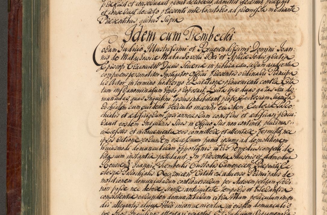 Zdjęcie nr 489 dla obiektu archiwalnego: Acta actorum episcopalium R. D. Joannis a Małachowice Małachowski, episcopi Cracoviensis a die 16 Julii anni 1688 et 1689 acticatorum. Volumen IV